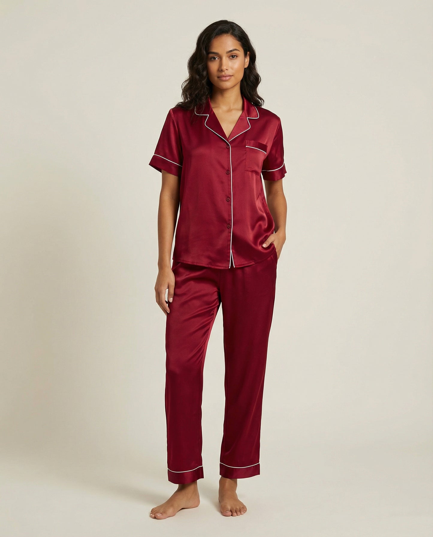 Celeste | Silk Pyjama Set