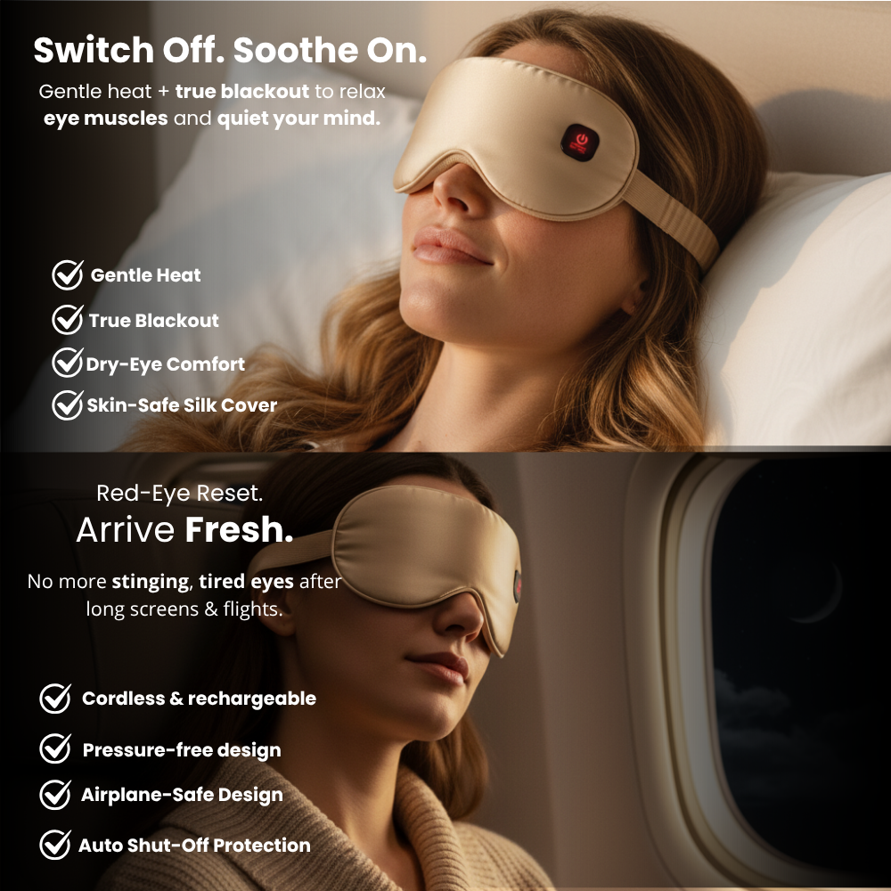 Silk Heated Eye Mask